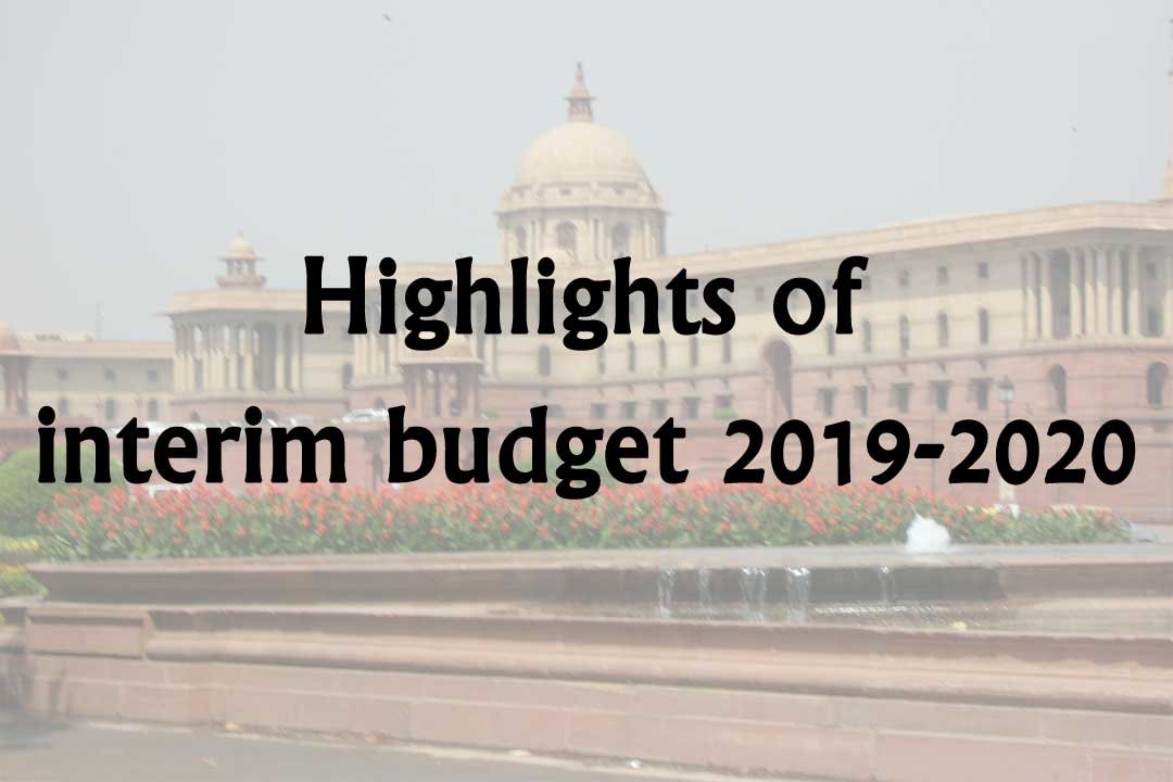 interim budget 2019-2020