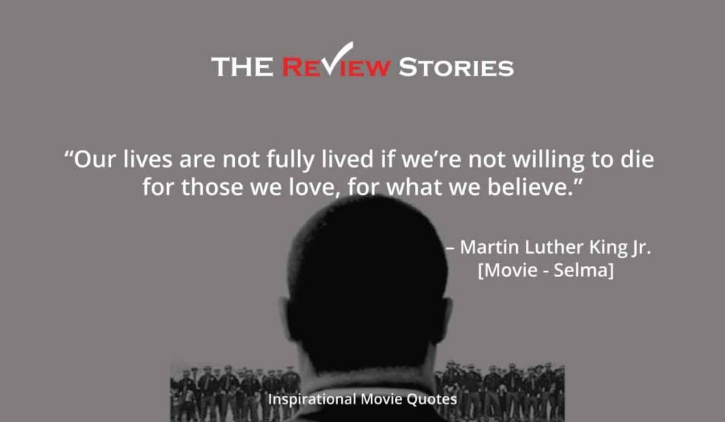 Inspirational Hollywood Movie Quotes - martin luther king jr