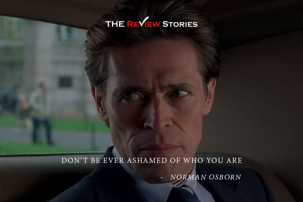 Dont be ever ashamed of who you are - best dialogues from Sam Raimi Spiderman trilogy