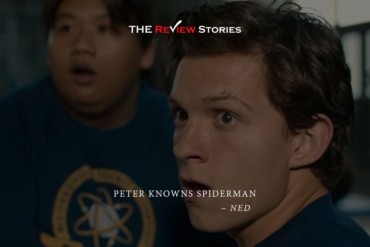 Peter knows spiderman - best quotes from Tom Holland spiderman