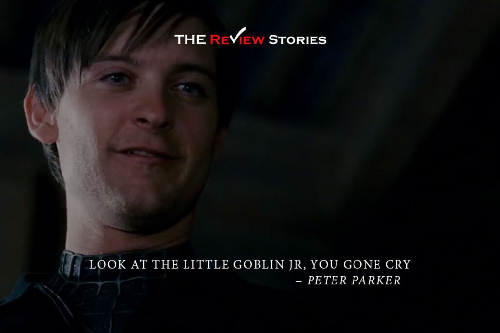 Look at the little goblin Jr, you gone cry