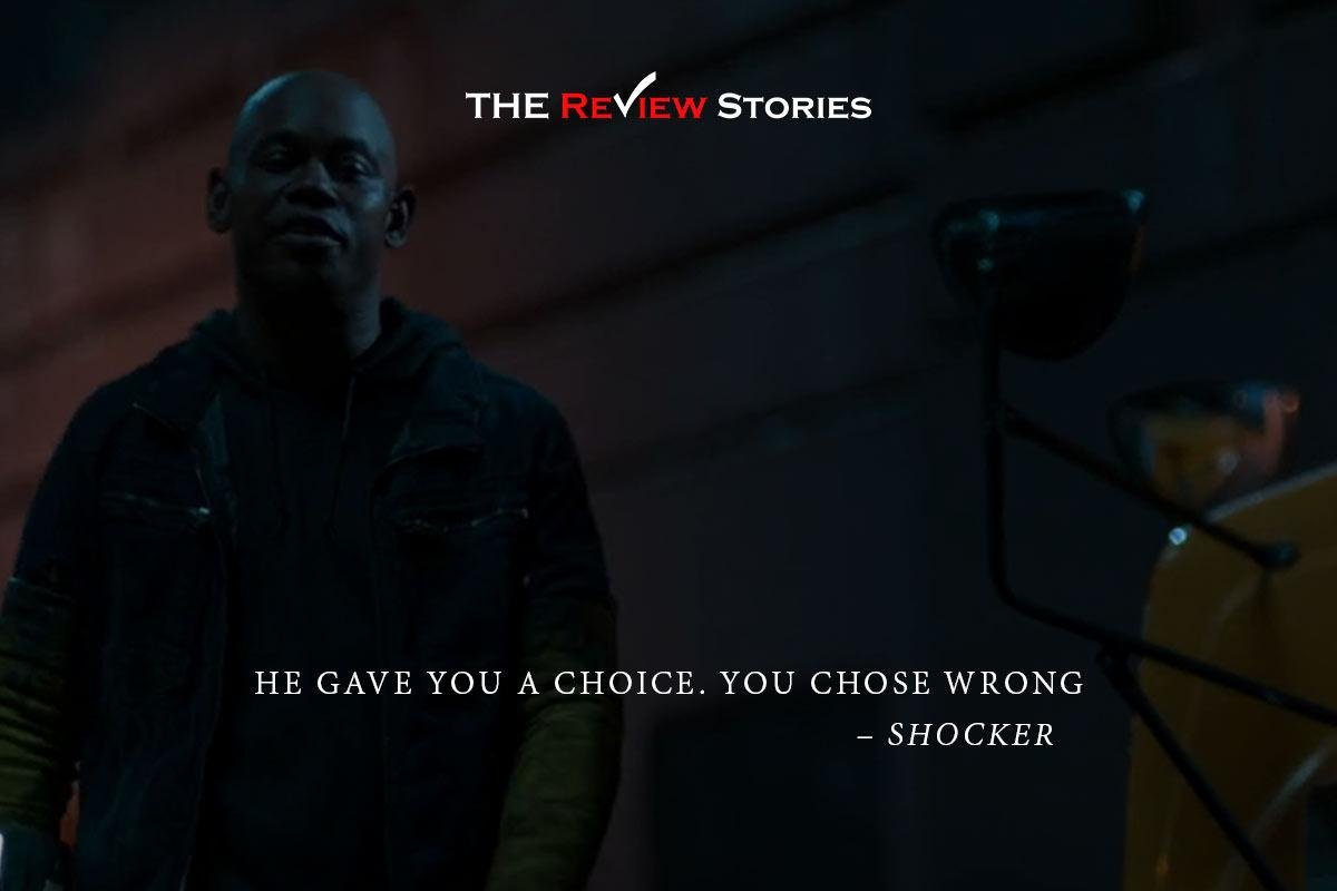 He gave you a choice you chose wrong - best quotes from Tom Holland spiderman