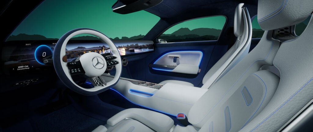 Mercedes vision EQXX concept sustainable material