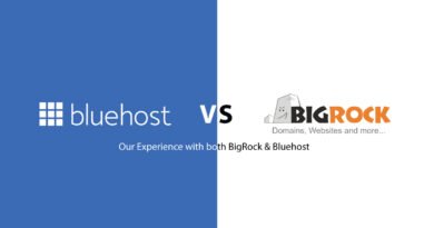 Bluehost vs BigRock best web hosting services