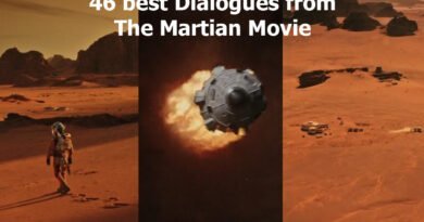best dialogues from the movie Martian