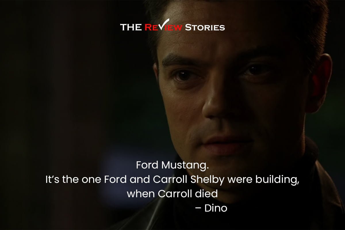 Ford Mustang. It’s the one Ford and Carroll Shelby were building, when Carroll died – Dino 