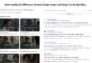 Differences between Google Images and Google Search
