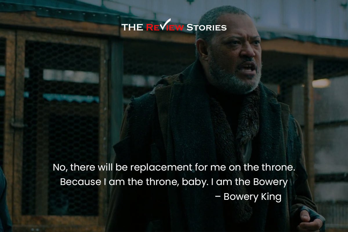 No, there will be No replacement for me on the throne. Because I am the throne, baby. I am the Bowery – Bowery King 