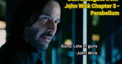 Best Dialogues from John Wick Chapter 3 - Parabellum