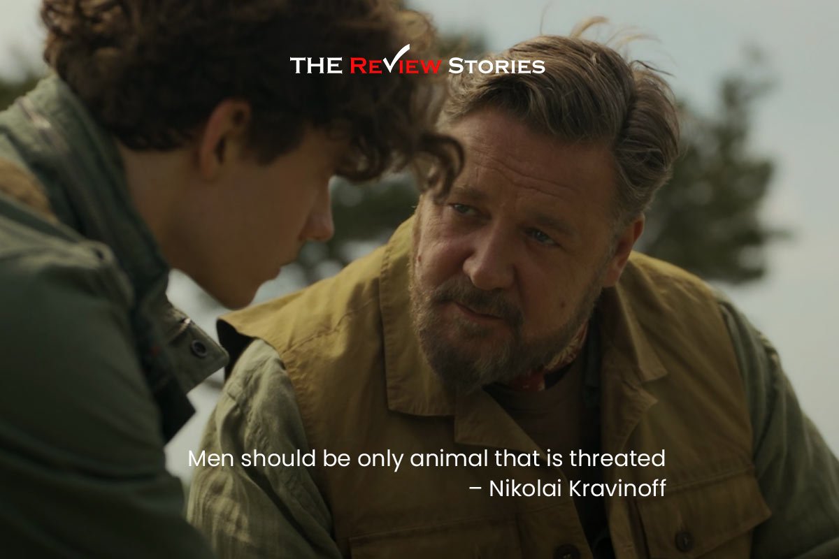 3 Men should be only animal that is threated – Nikolai Kravinoff  Best Dialogues from Kraven The Hunter