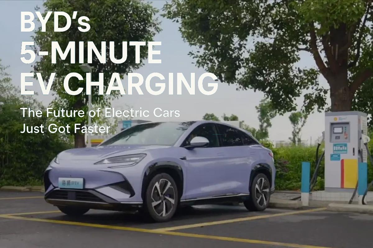 BYD 5-minute EV charging