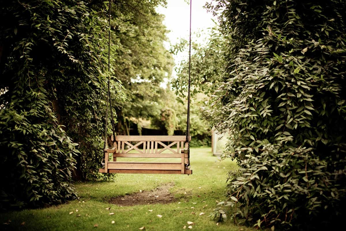 North-Facing Backyard