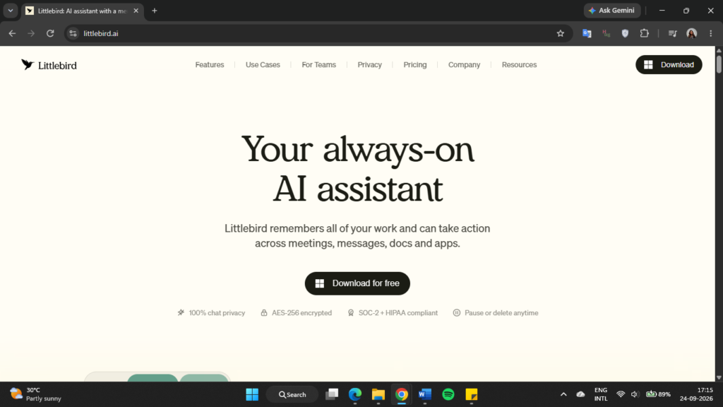 Littelbird Best AI Productivity Tools