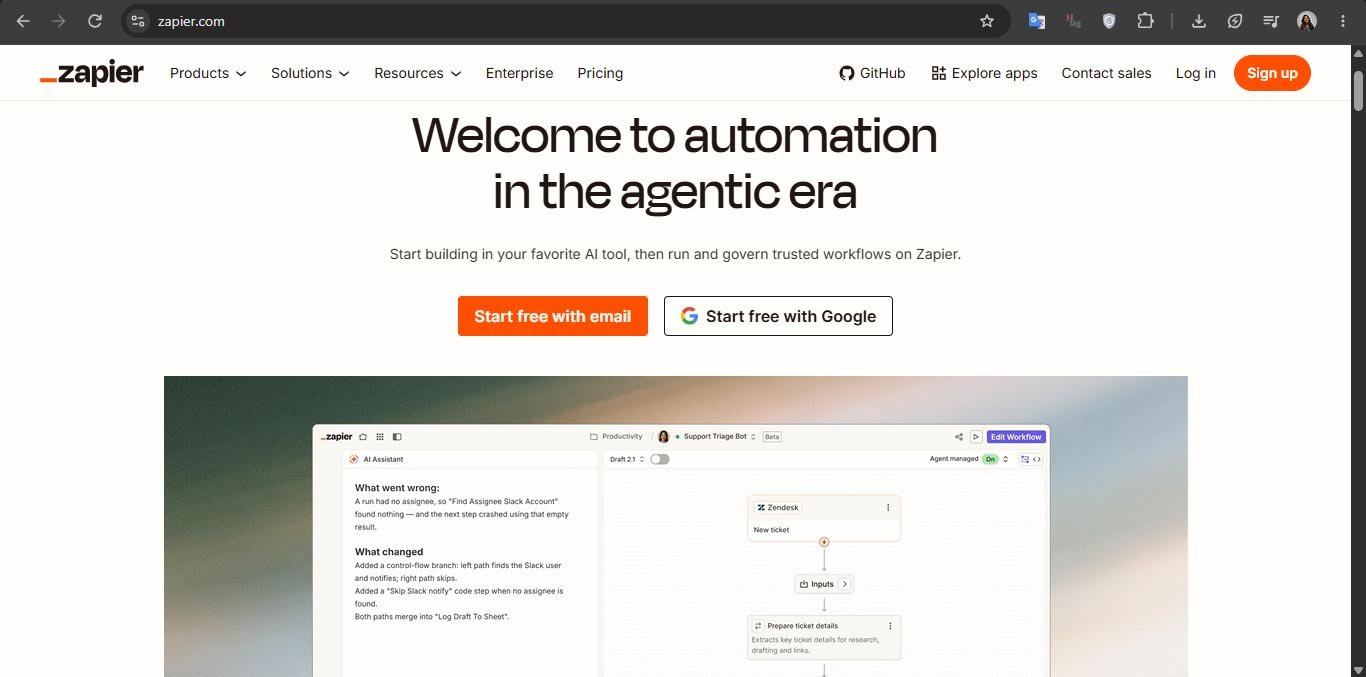 Zapier Best AI Productivity Tools