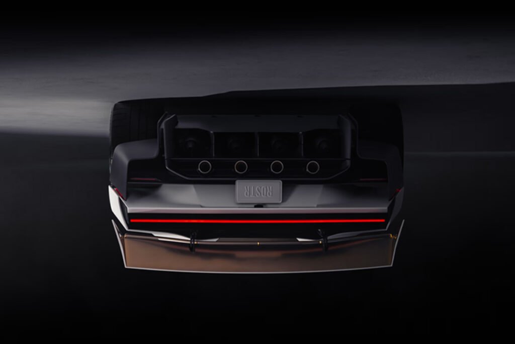 The Flying Tesla Roadster
