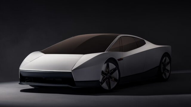 The Flying Tesla Roadster